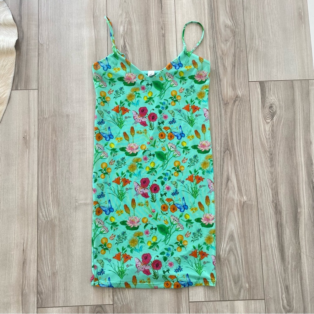 Floral Print Slip Dress